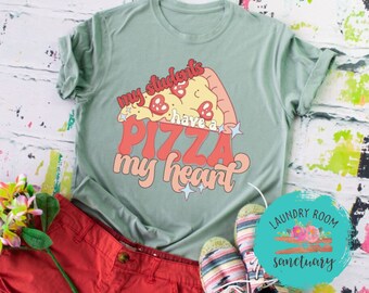 My Students Have a Pizza of My Heart, Motivational, Unisex Graphic Tee, Shirts For Women, Inspirational, Positive