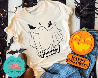 Spooky Season, Ghost Halloween Shirt, Funny Halloween Shirt, Ghost Tee Shirt