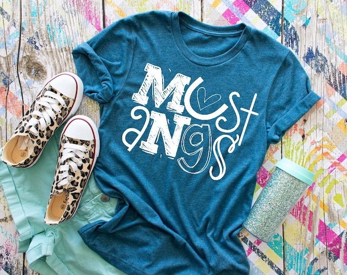 Featured listing image: Mustangs School Tshirt, School Spirit