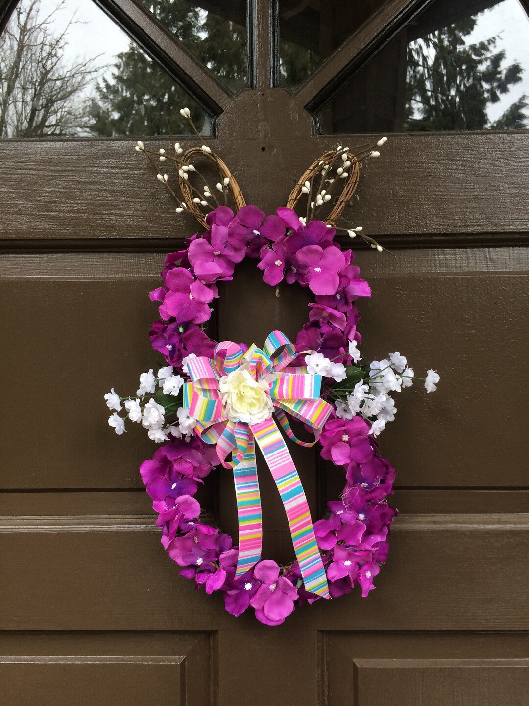 Easter Bunny Wreath, Bunny Wreath,easter Wreath, Easter, Rabbit Wreath