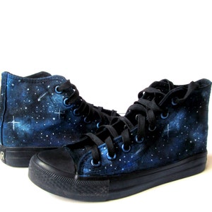 Custom Galaxy shoes, hand painted galaxy shoes, celestial shoes