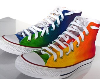 converse rainbow laces