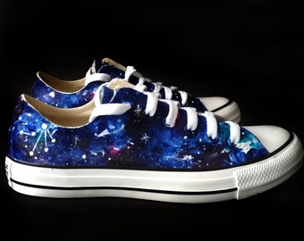 Libra Constellation shoes, custom astrology shoes