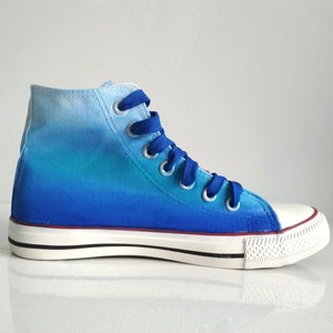 Blue ombre converse cheap