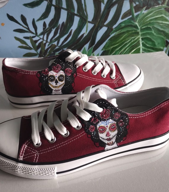 SUGAR SKULL CANVAS SHOES SUGAR SKULL CANVAS SHOES