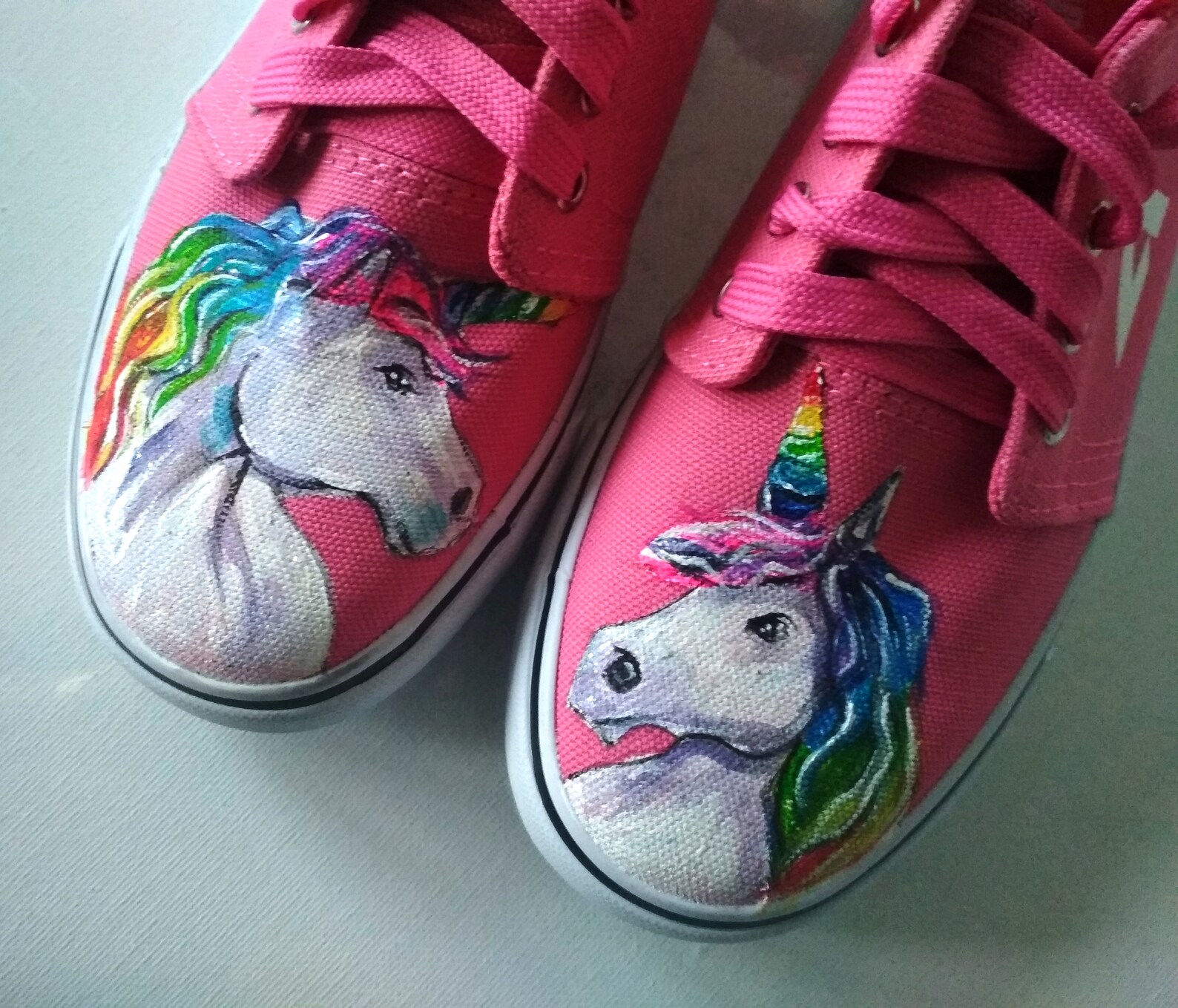 Custom Unicorn Shoes Rainbow Unicorn Shoes Custom Unicorn | Etsy