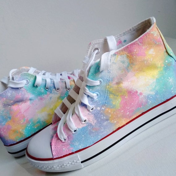 converse arc en ciel pastel