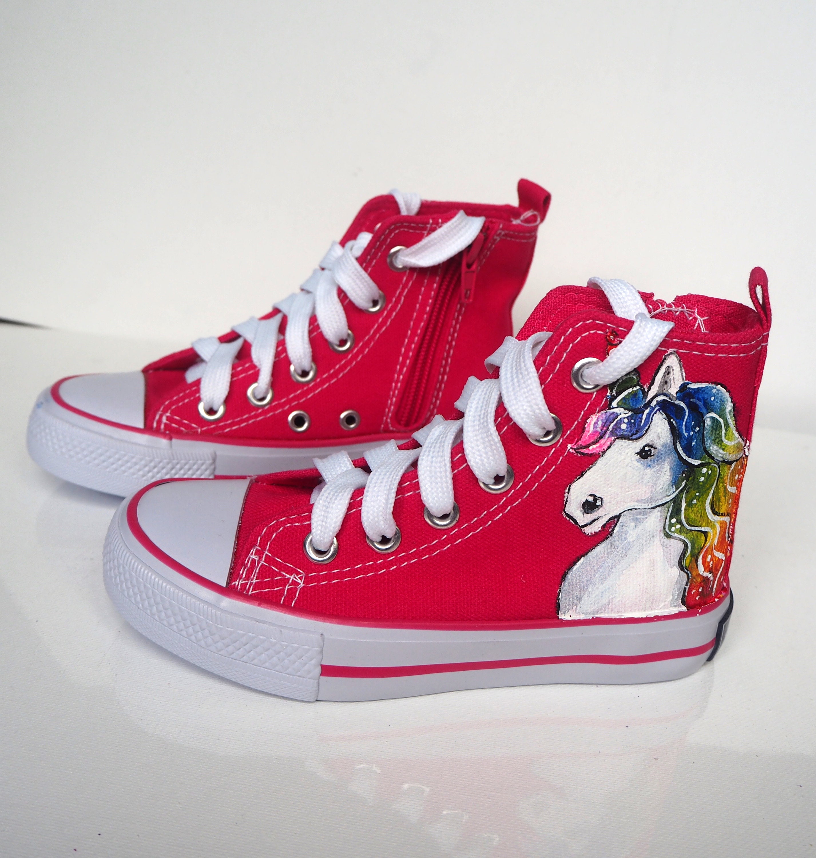 Aangepaste Unicorn Schoenen regenboog eenhoorn schoenen - Etsy Nederland
