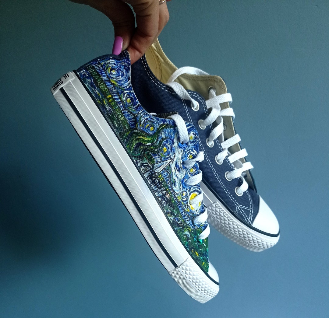Gogh Starry Night Shoes Tenis Do Van Gogh Van Gogh's Starry Night