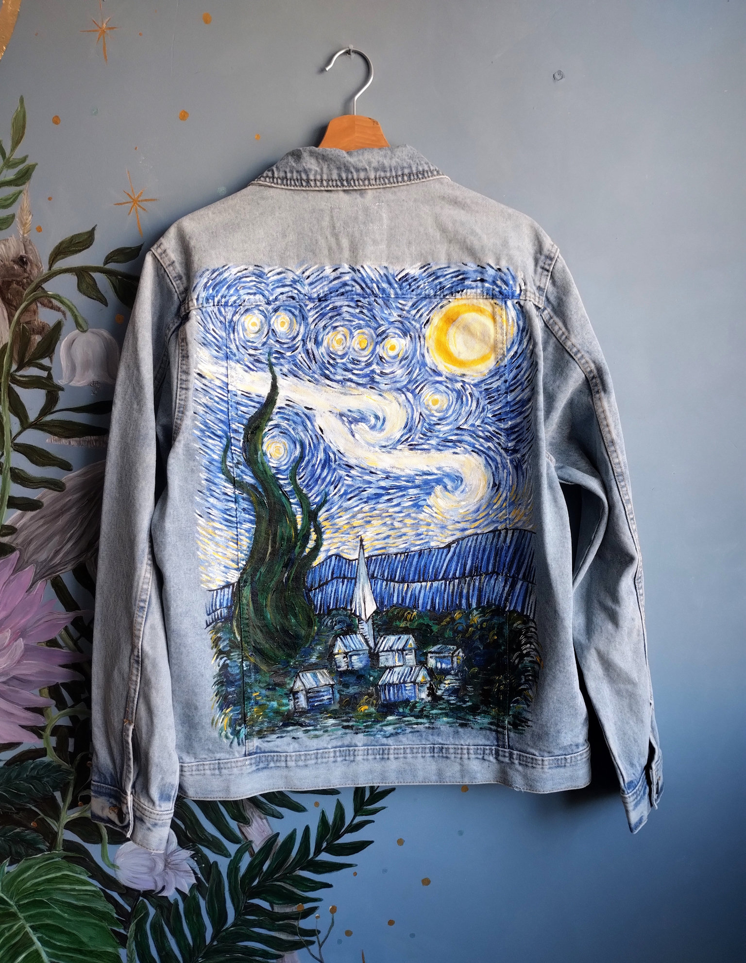 OFF-WHITE Van Gogh works スタジャン The Great Wave and Vincent Van Gogh Starry Night Vans Slip