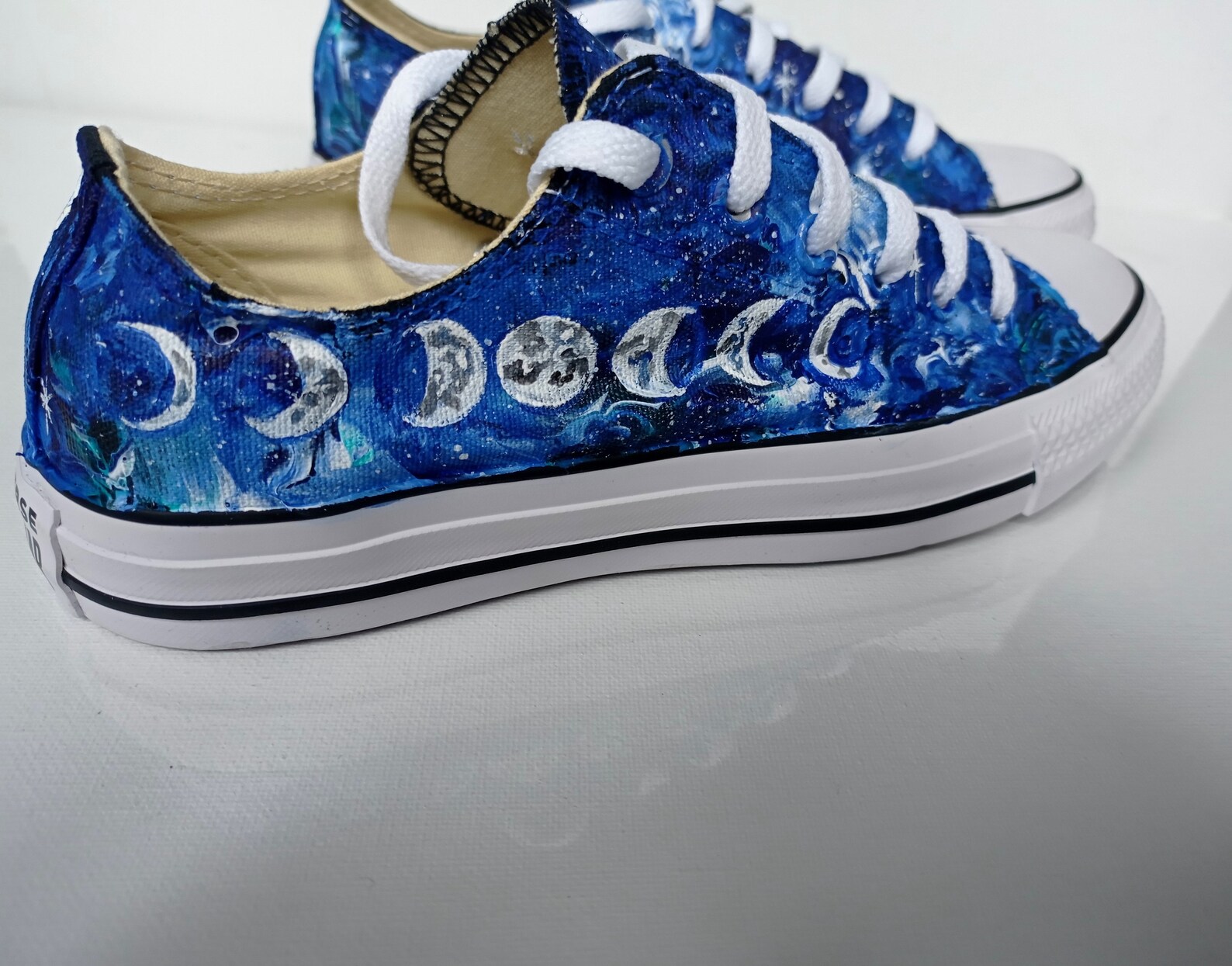 Custom Moon Phases Shoes Galaxy Moon Sneakers Galaxy Shoes - Etsy