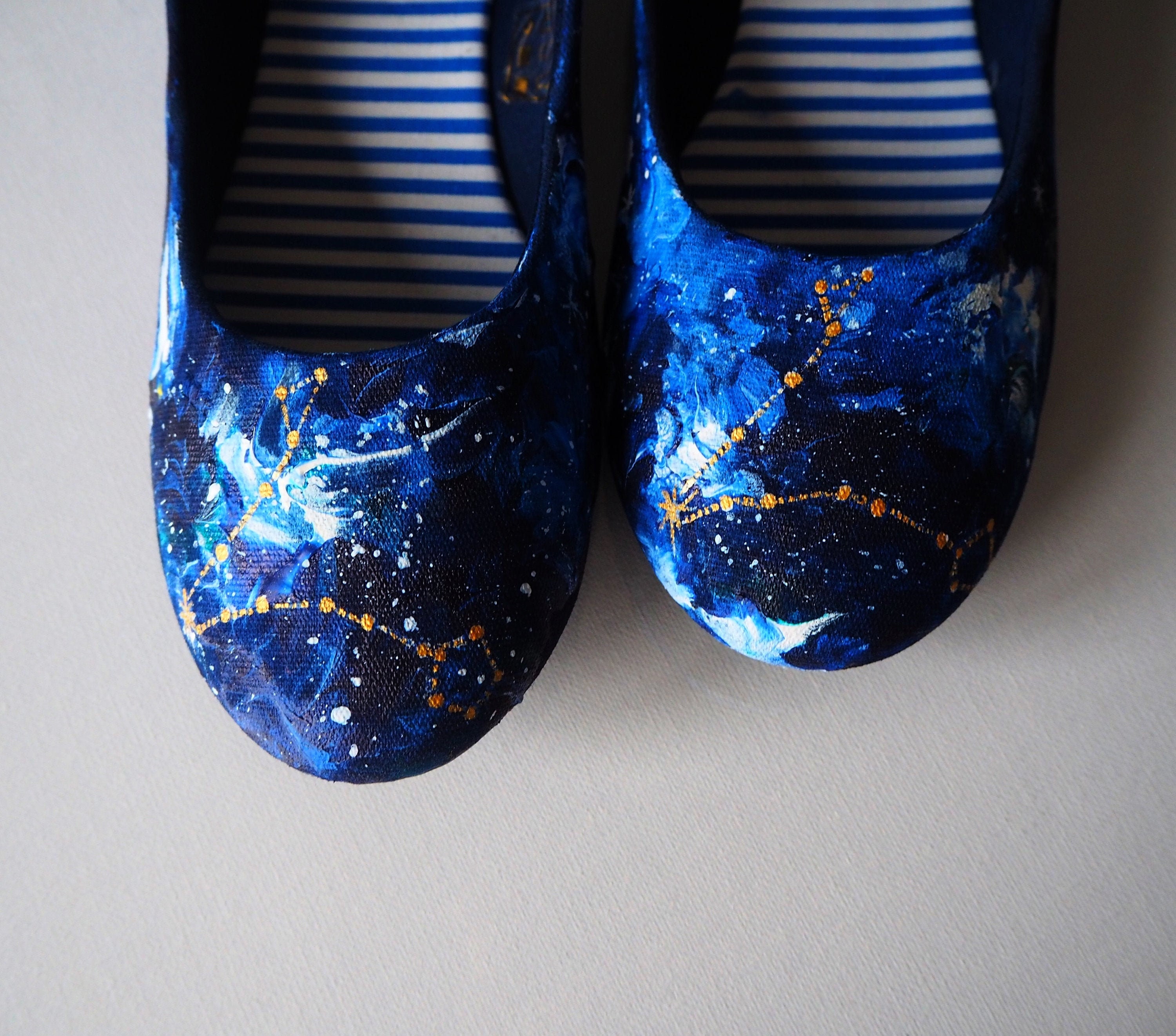 Constellation shoes custom astrology shoes libra gift Etsy