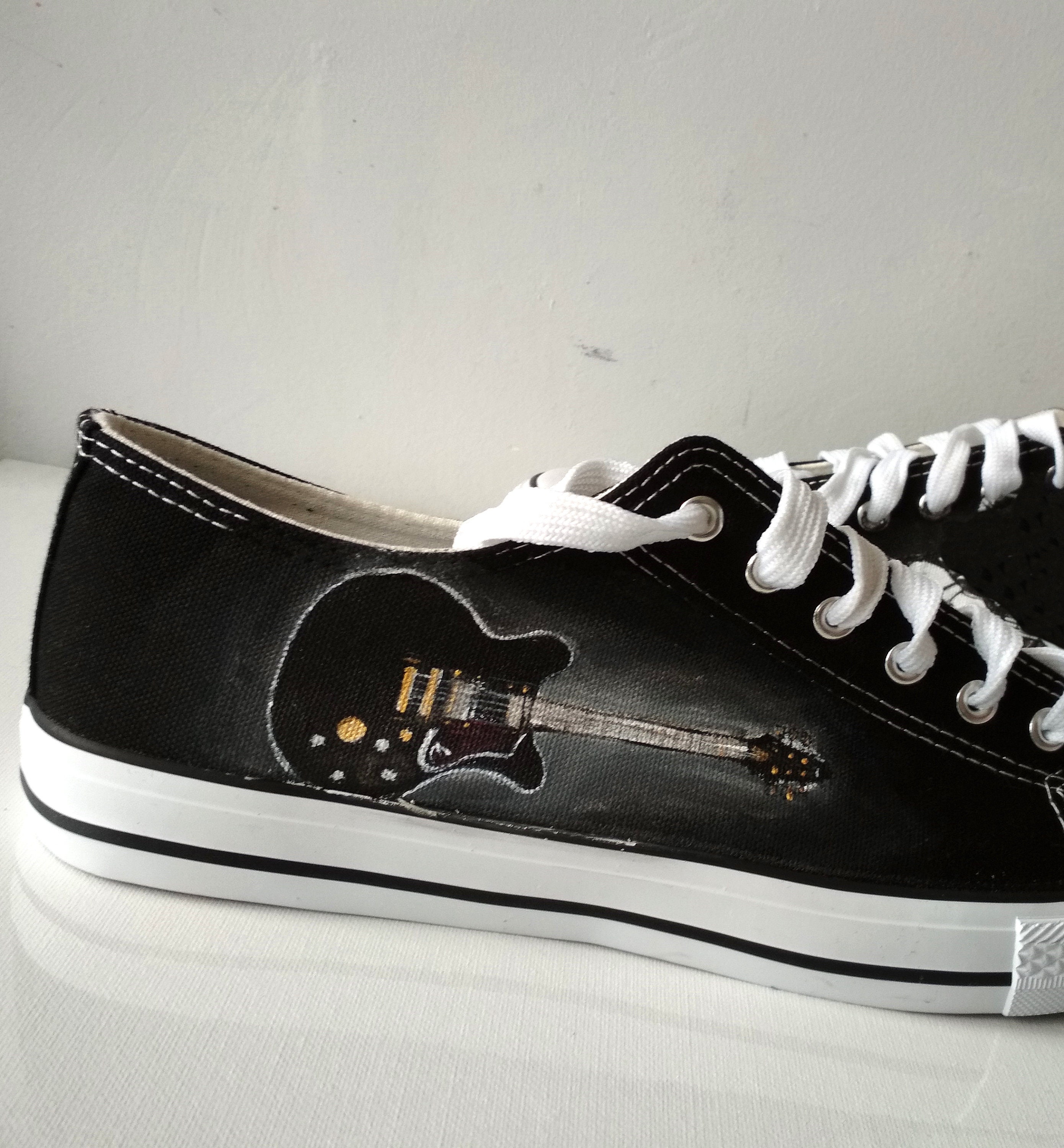 Guitar Sneakers Etsy Canada