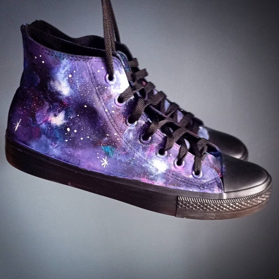 Galaxy Converse Galaxy Hi Tops Custom Converse Nebula 