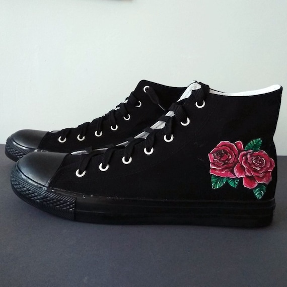 converse rose shoes