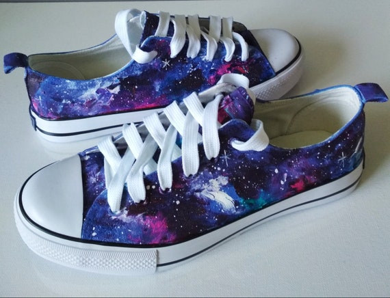 purple galaxy converse