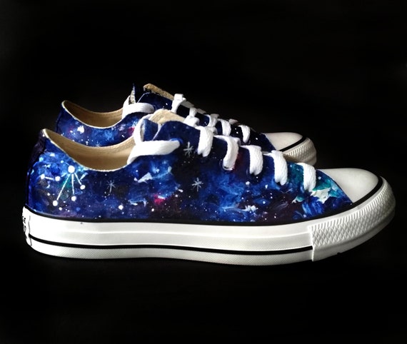 Libra Constellation shoes, custom astrology shoes, Libra gift, celestial shoes, zodiac gift, galaxy shoes