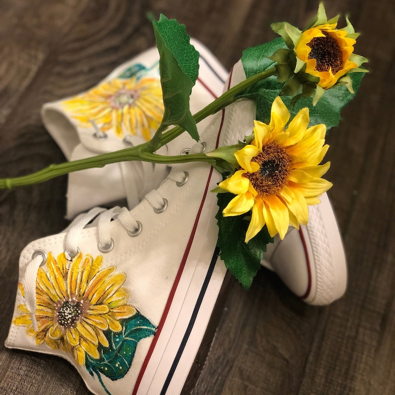simply southern sunflower shoes