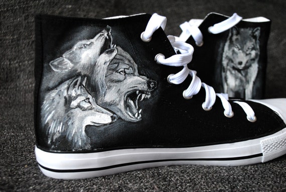 High Top Wolf Shoes High Top Wolf Shoes