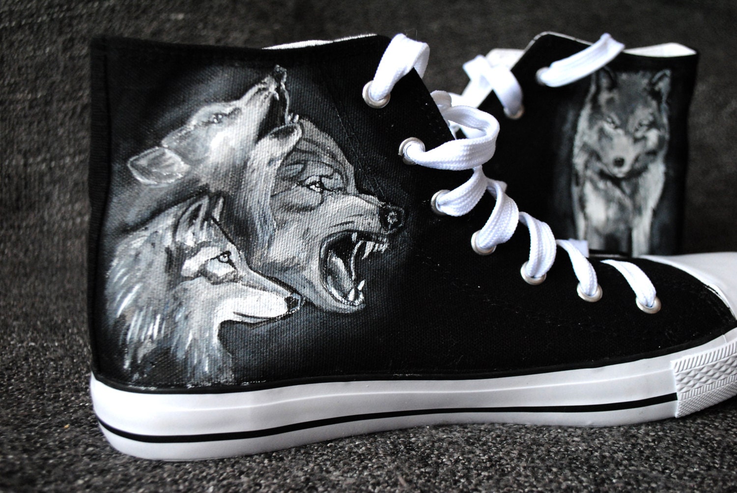 High Top Wolf Shoes High Top Wolf Shoes