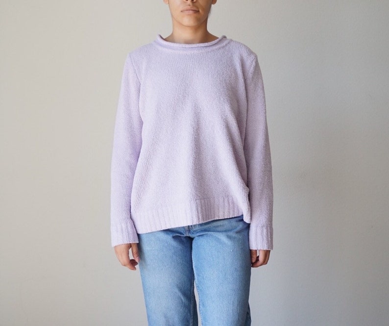 90/'s Sweater Laura Scott Fuzzy Sweater