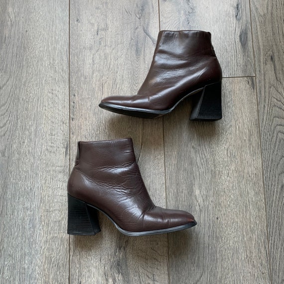 Vintage 90’s Square toe boots