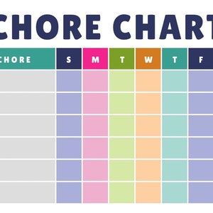 Kid’s Chore Chart
