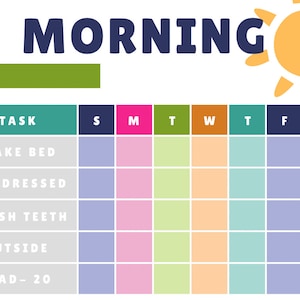 Kid’s Routine Chart