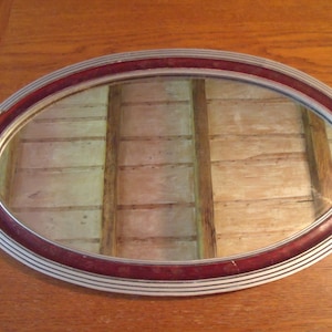 antique french  mirror , art nouveau , art deco ,wall hanging ,silver carved  wood,   1920 , nice condition
