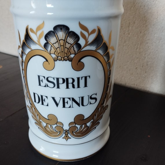 Limoges Very Large Esprit De Venus Apothecary Jar From