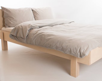 The Nordic Bed // Modular Low Bed / Birch Plywood / International / Custom Sizes / Double / Single / King - Customise Design + Materials