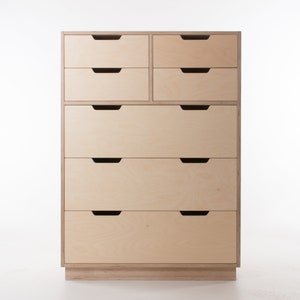 Solid clearance birch dresser