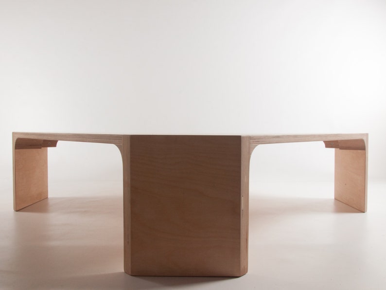 Octable - Octagonal Coffee Table - Handmade from Birch Plywood - Octable - Octagonal Coffee Table - Handmade from Birch Plywood -