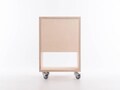 Box A4 Filing Cabinet / Drawer on Ash Feet / End-Grain Plinth / Wheels - Baltic Birch Plywood - Customise Design + Materials