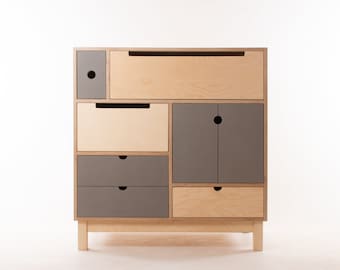 Reykjavik Chest of Drawers - Birch Plywood - Solid Wood Throughout - Soft Close Runners - Customise Design + Materials