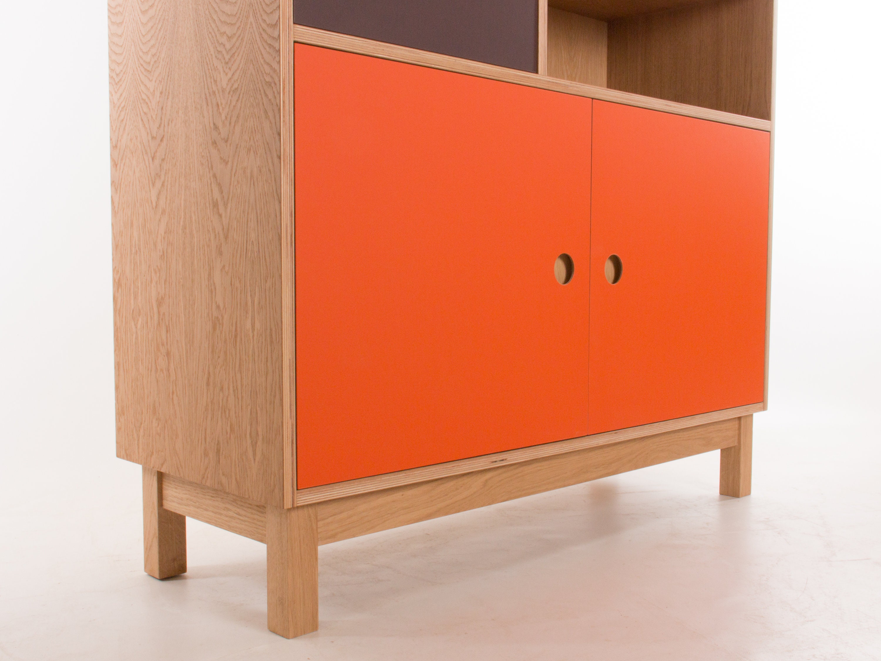 Aarhus Oak Shelving Unit // Storage / Bookshelf With Etsy Canada