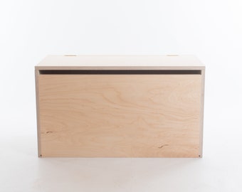 Tromso Storage Bench // Toy or Shoe Trunk / Hallway or Window Seat - Birch Plywood - Customise Design + Materials
