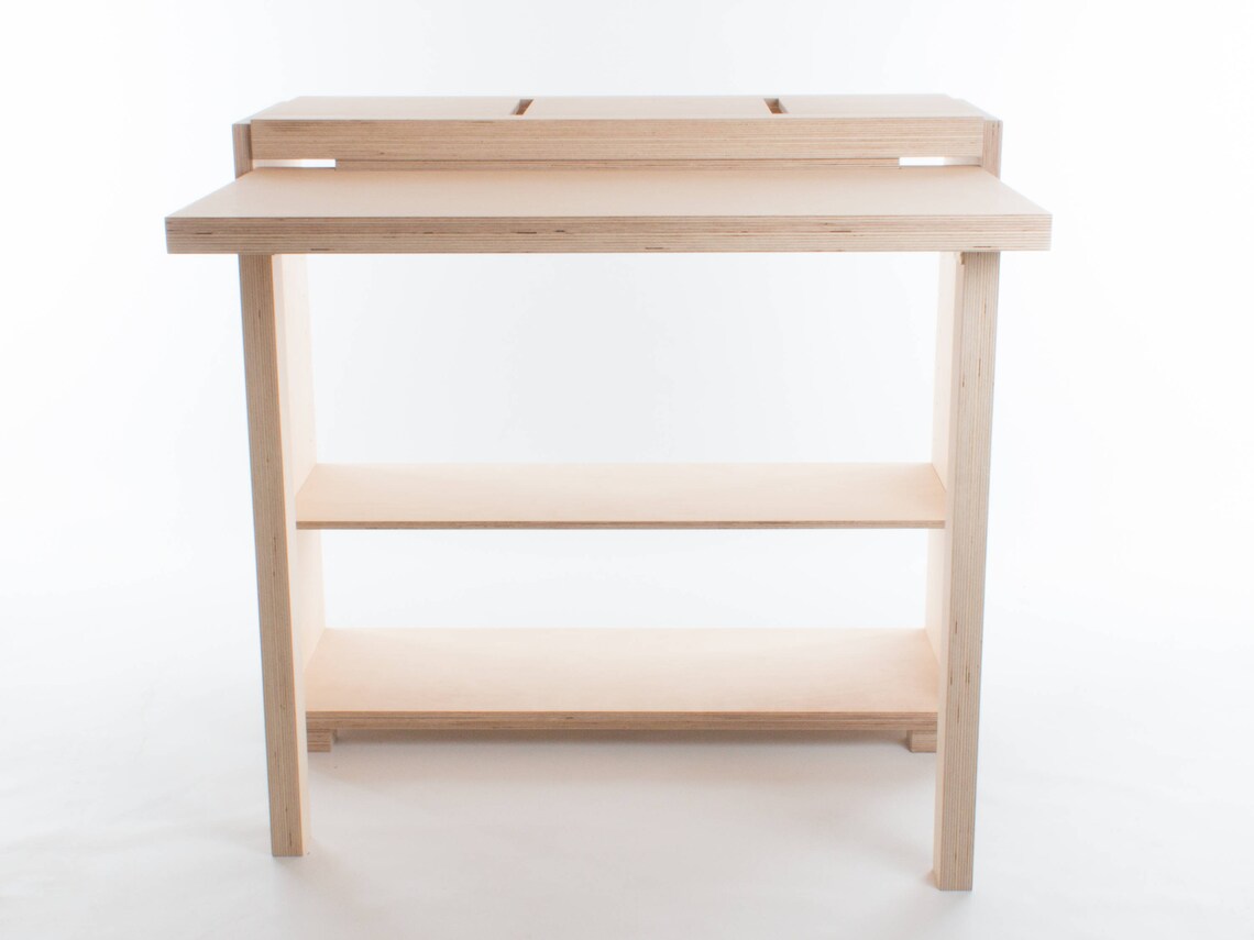 Dropleaf Tablet Desk // Folding Desk / Side Table / Storage Etsy UK