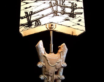 Western Mid Century Modern Lamp