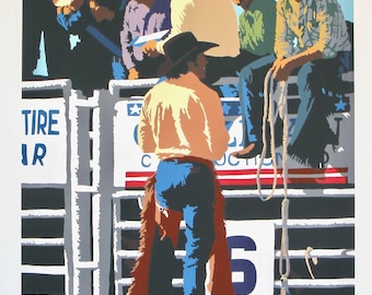 Stars and Bars by Billy Schenck, Serigraph 1981