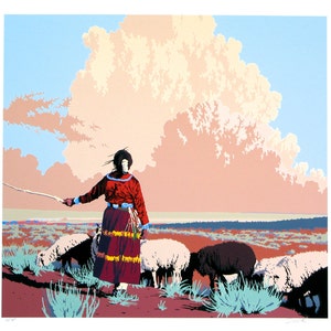 Bill Schenck, Last Horizon, Serigraph
