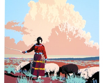 Bill Schenck, Last Horizon, Serigraph