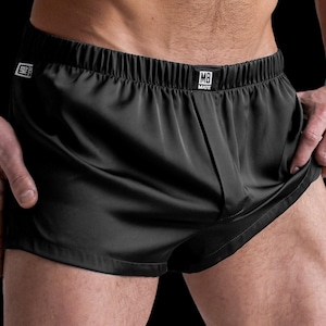 Zijden boxershorts voor heren, gepersonaliseerd luxe ondergoed, op maat gemaakt cadeau voor hem, boxershort vriend jubileum