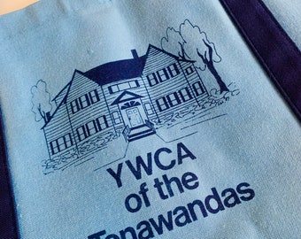 Vintage YMCA tonawandas tote bag