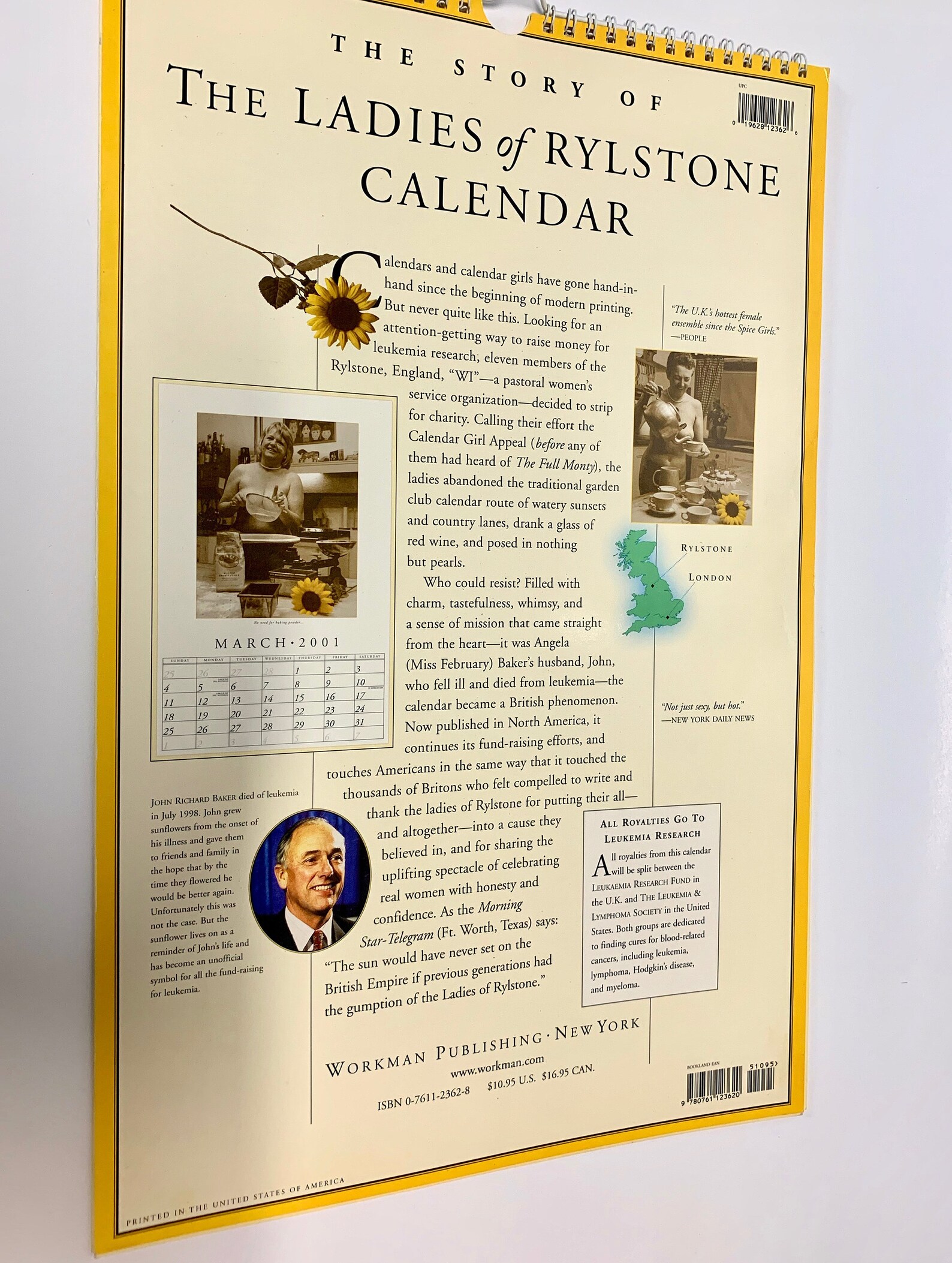 The Calendar Girls Ladies of Rylstone England Calendar Book Etsy