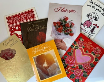 Vintage Valentine’s Day Cards – Retro 1970s Hallmark Booklet & 1980s Greeting Cards, Pop-Up Valentine Collectibles