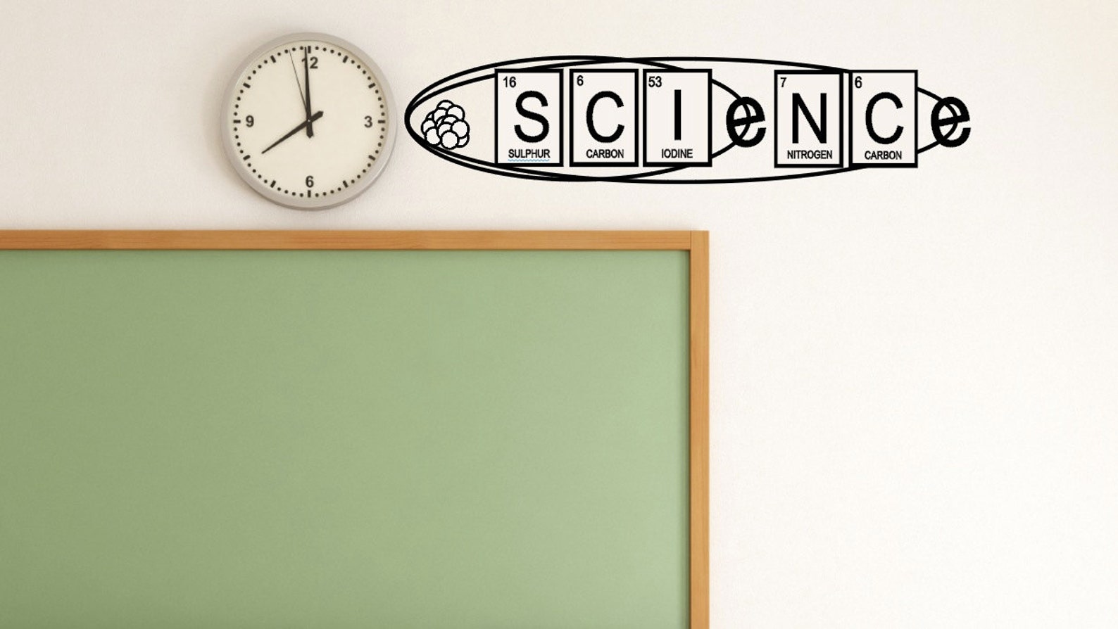 Science Vinyl Wall Decals Classroom Decal Wall Decal Etsy