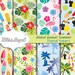 Summer digital papers.  Surf digital sheets. Tropical Hawaii digital sheets. Flamingo, toucan, palm trees, surfboards, Hibiscus patterns