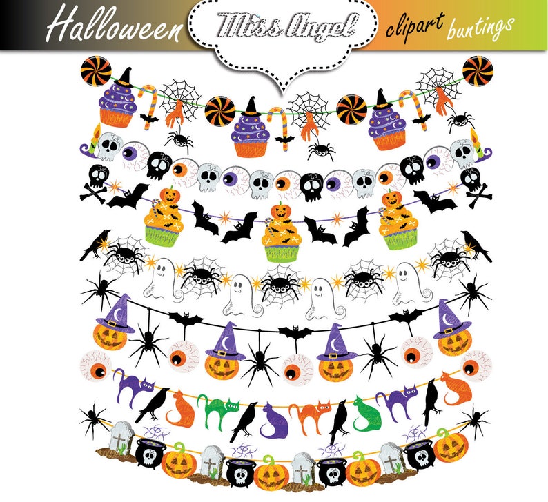 Halloween bunting printable. Halloween banners electronic clipart. Lovely Halloween borders. Halloween electronic ribbon. Pumpkin, skull, spider world wide web image relating to Printable Halloween Banners titled Halloween bunting printable. Halloween banners electronic clipart. Lovely Halloween borders. Halloween electronic ribbon. Pumpkin, skull, spider world-wide-web