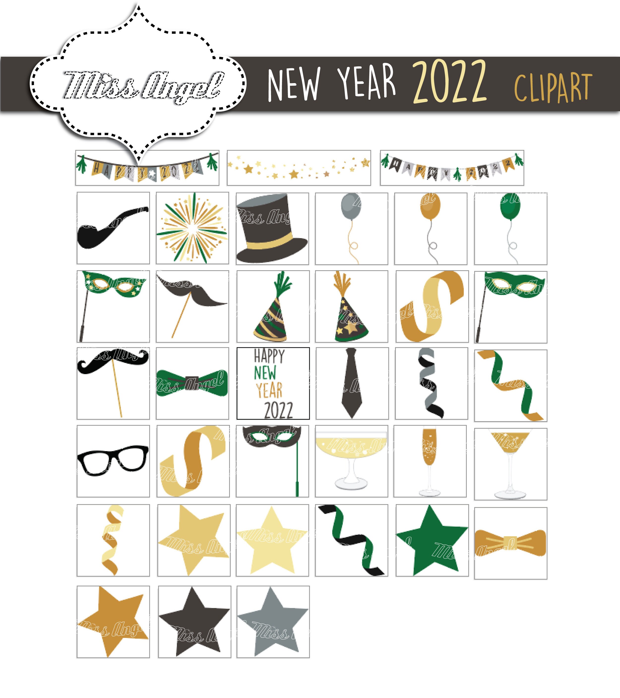 New Year Printable Decorations